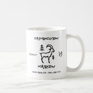 Steinbock personalisiert tasse