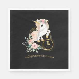 Steinbock-Shirt Zodiac Einhorn Zeichen Astrologie Serviette