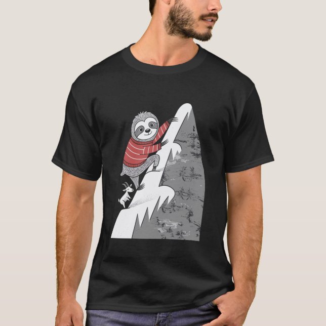 Steinbock-Sternzeichen-Faultier-Abenteuer beim Kle T-Shirt (Vorderseite)