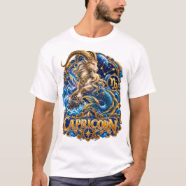 Steinbock-Sternzeichen Meerziege Astrologie Horosk T-Shirt