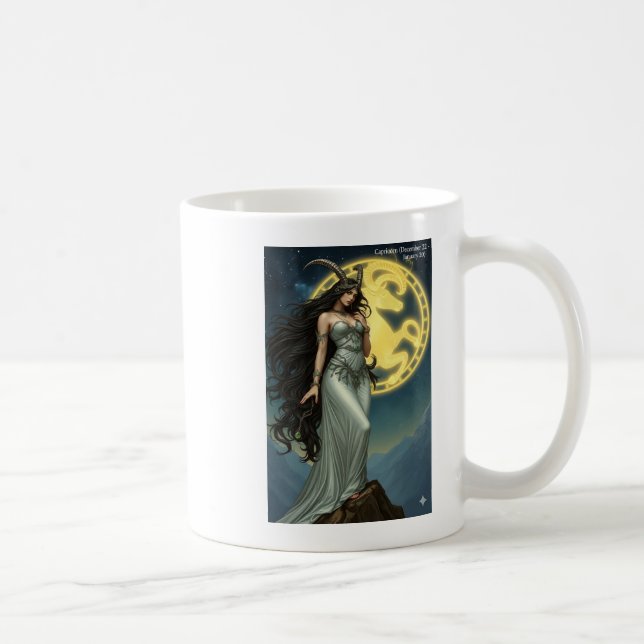 Steinbock-Sternzeichen Spezialkaffee Kaffeetasse (Rechts)