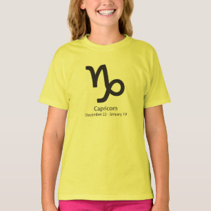 Steinbock-Sternzeichen T-Shirt