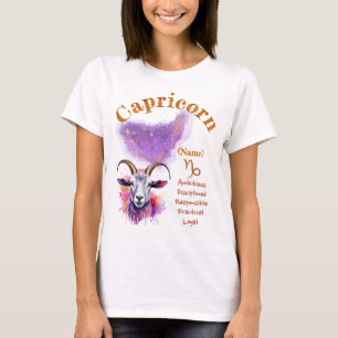 Steinbock-Sternzeichen-T-Shirt T-Shirt