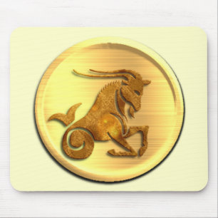 Steinbock-Tierkreis-Mausunterlage Mousepad
