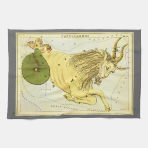 Steinbock Vintage Constellation, Urania's Spiegel Geschirrtuch