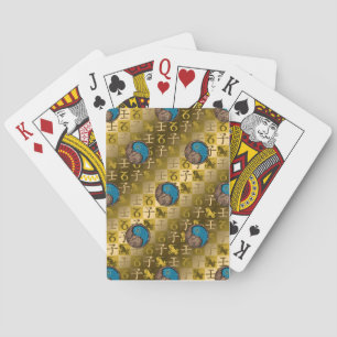 Steinbock & Wasser-Ratte Spielkarten