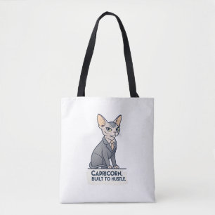 Steinbock-Zodiac-Sphynx-Katze-Built-Hustle-Kunst