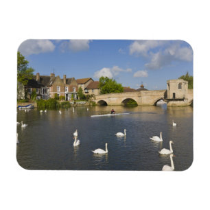 Steinbogenbrücke und Fluss Ouse, St. Ives, Magnet