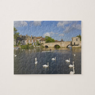 Steinbogenbrücke und Fluss Ouse, St. Ives, Puzzle