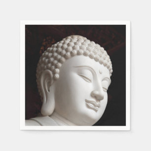 Steinbuddha-Kopf Serviette