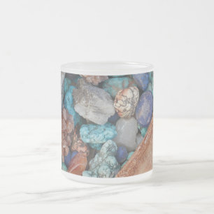 Steinbunt-Steinkies, natürliche Textur Mattglastasse