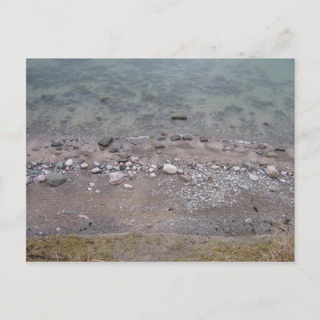 Steine an der Ostsee Postkarte (Vorderseite)