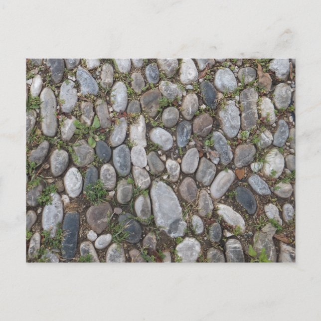 Steine auf Postkarte (Vorderseite)