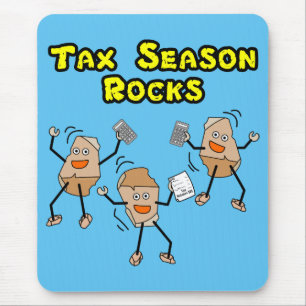Steine der Steuersaison Mousepad