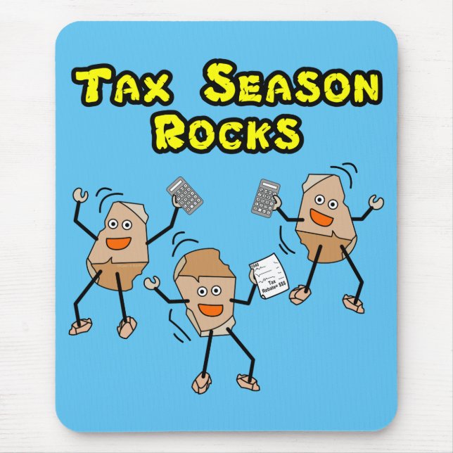 Steine der Steuersaison Mousepad (Vorne)