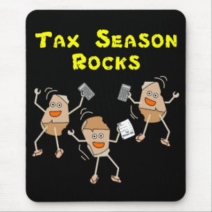 Steine der Steuersaison Mousepad