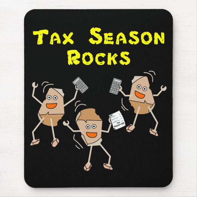 Steine der Steuersaison Mousepad (Vorne)