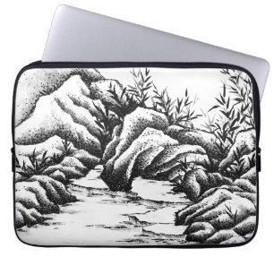 Steine Laptopschutzhülle