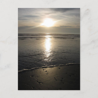 Steine und Sonnenuntergänge Postkarte