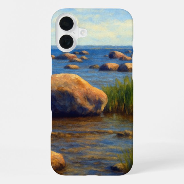 Steine von Vormsi iPhone Hülle (Rückseite)