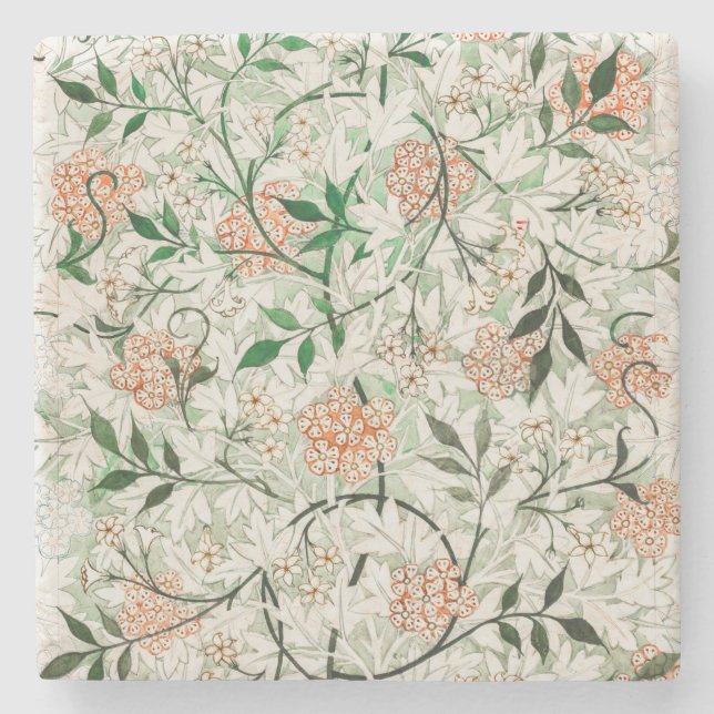 STEINER UNTERSETZER:WILLIAM MORRIS: JASMINE STEINUNTERSETZER (Vorderseite)