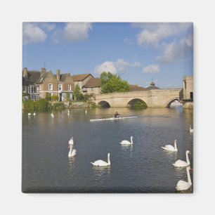 Steinerne Bogenbrücke und River Ouse, St Ives, Magnet