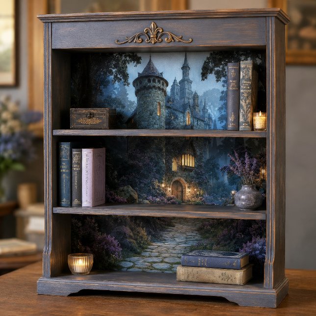 Steinernes Turm Fantasy Schloss Decoupage Seidenpapier (Von Creator hochgeladen)