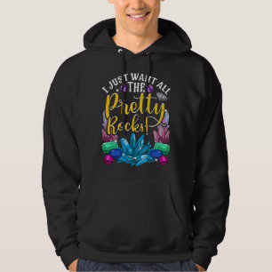 Steinesammler Geologie Geologe Lustig Schöner Stei Hoodie