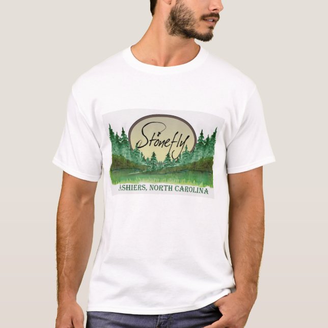 Steinfliegen Wald T-Shirt (Vorderseite)