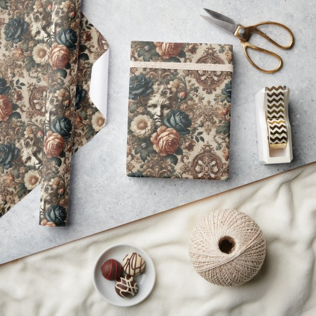 Steinfronten & müde Nächte - Gotisches Barock Geschenkpapier (Kunsthandwerk)