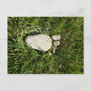 Steinfuss Postkarte