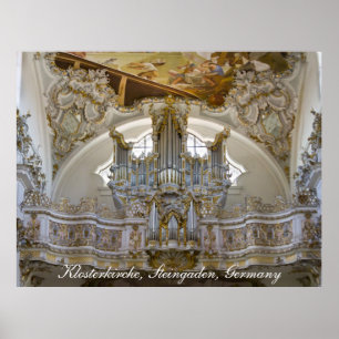 Steingaden Abbey Orgelposter Poster