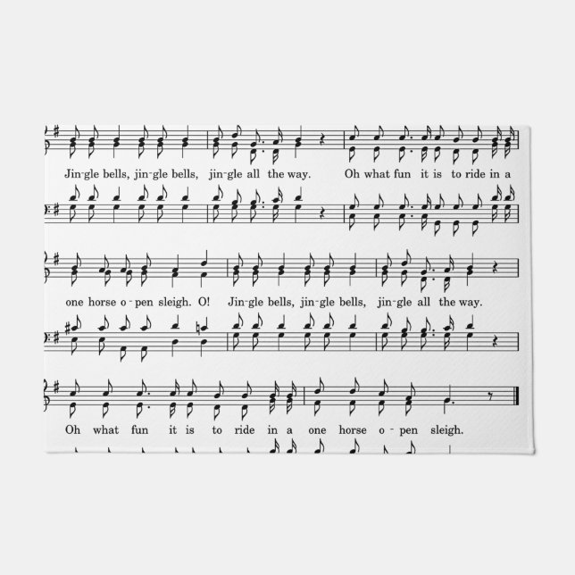 Steinglocken Fußmatte (Vorderseite)