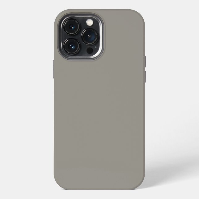 Steingrau iPhone Hülle (Rückseite)