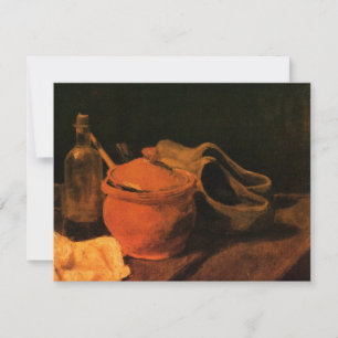 Steingut, Flasche und Clogs von Vincent van Gogh