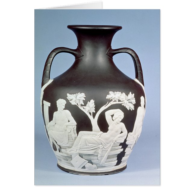 Steingut, Kopie des Portland-Vase (Vorne)