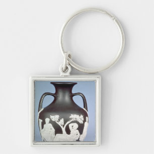 Steingut, Kopie des Portland-Vase Schlüsselanhänger