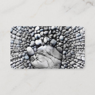 Steinhand Visitenkarte