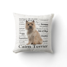 Steinhaufen-Terrier-Merkmal-Kissen