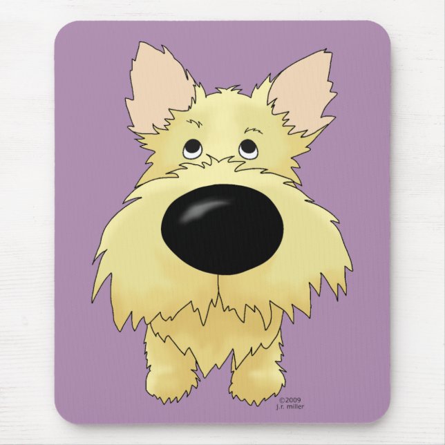 Steinhaufen Terrier Mousepad (Vorne)