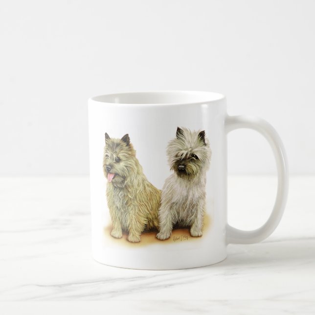 Steinhaufen Terrier Tasse (Rechts)