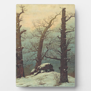 Steinhügel im Schnee von Caspar David Friedrich Fotoplatte