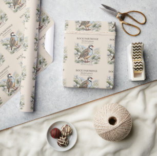 Steinhuhn, Alectoris Graeca Jagdvögel Geschenkpapier