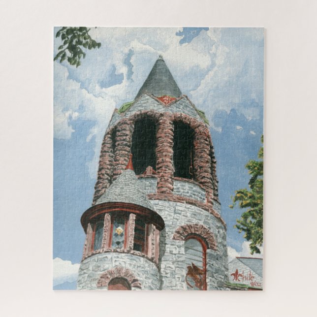 Steinkirchturm Puzzle (Vertikal)