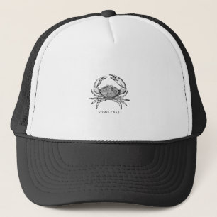 Steinkrabben-Logo (Linie Kunst) Truckerkappe