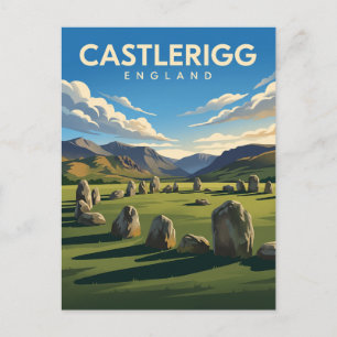 Steinkreis Castlerigg England Postkarte