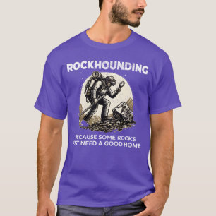 Steinlaus Felsiges Gelände Steinesammeln Sammler  T-Shirt
