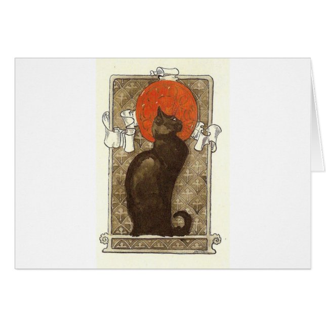 Steinleins Katze - Art Nouveau (Vorderseite (Horizontal))