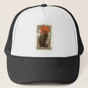 Steinleins Katze - Art Nouveau Truckerkappe