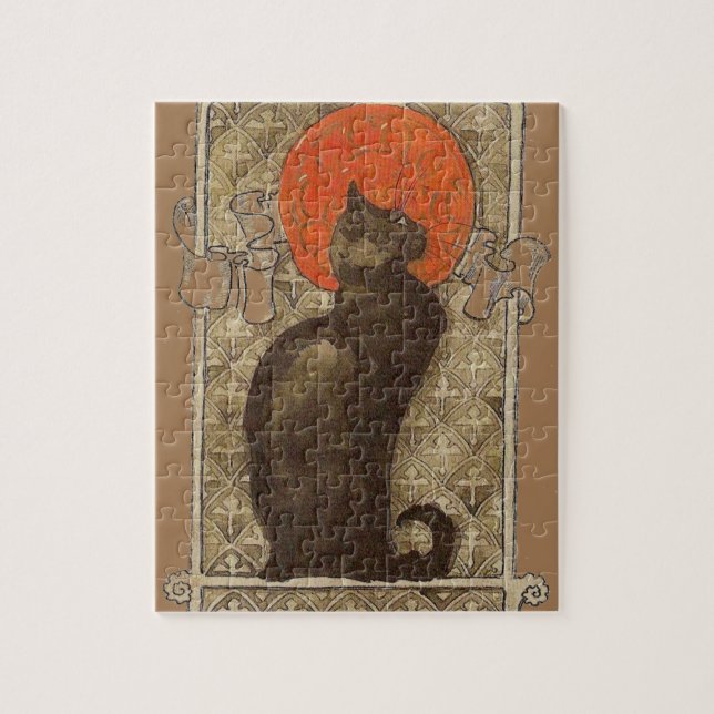 Steinleins Katze - Jugendstil-Werbung Puzzle (Vertikal)